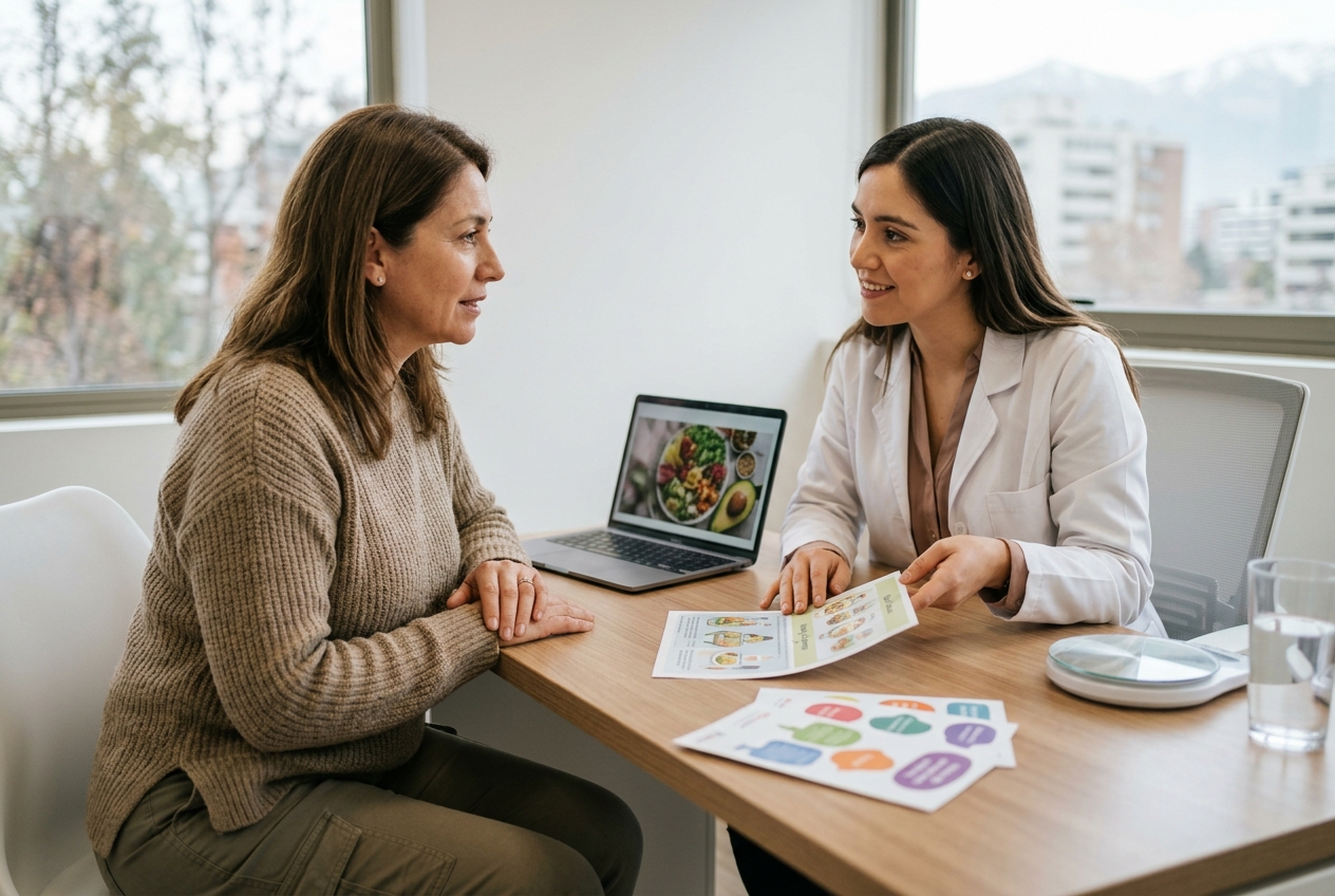 Consulta preoperatoria de cirugía bariátrica con nutricionista en Viña del Mar