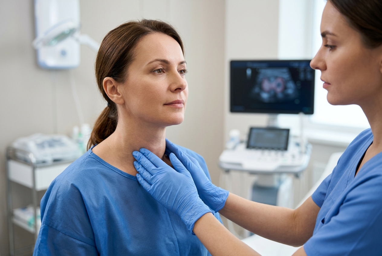 Diagnóstico de enfermedades de la tiroides en endocrinología clínica